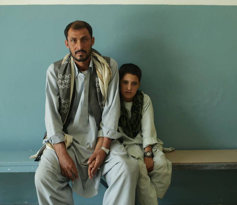 Offer fra amerikansk droneangrep med sønn, Kabul, Afghanistan, 2015. FOTO FRA FILMEN «NATIONAL BIRD»