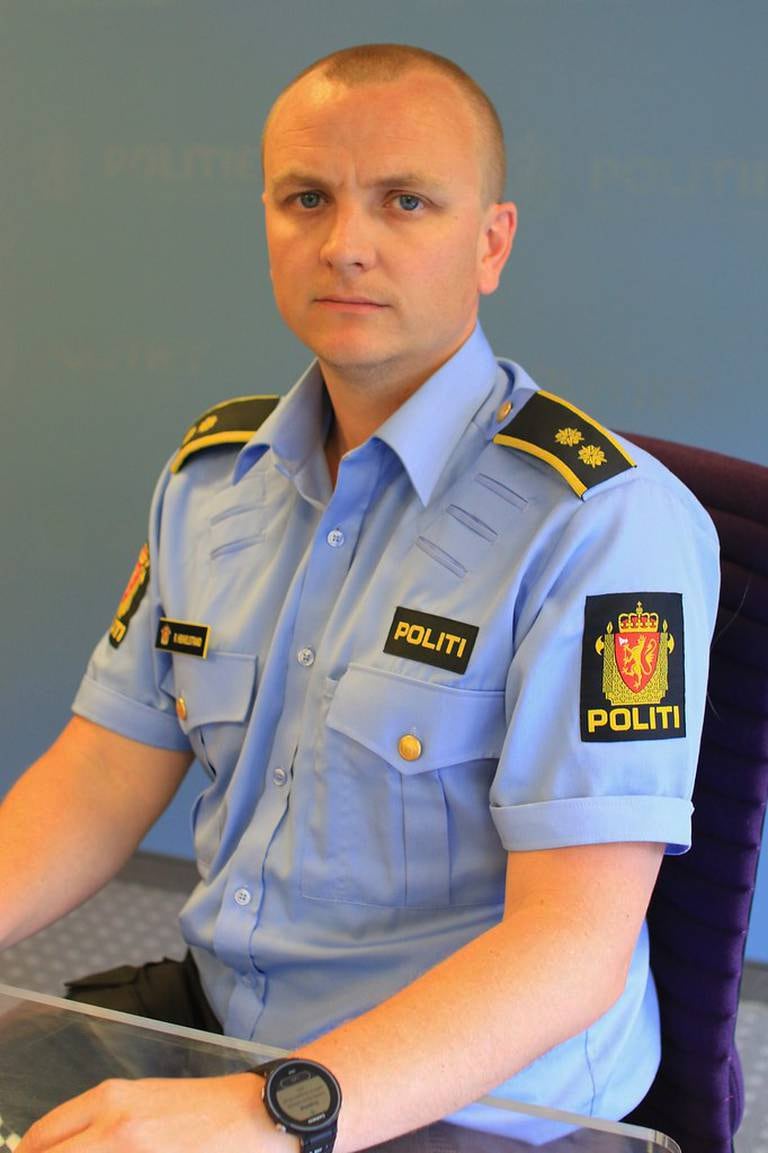 Rune Hekkelstrand, operasjonsleder i Oslo politidistrikt.