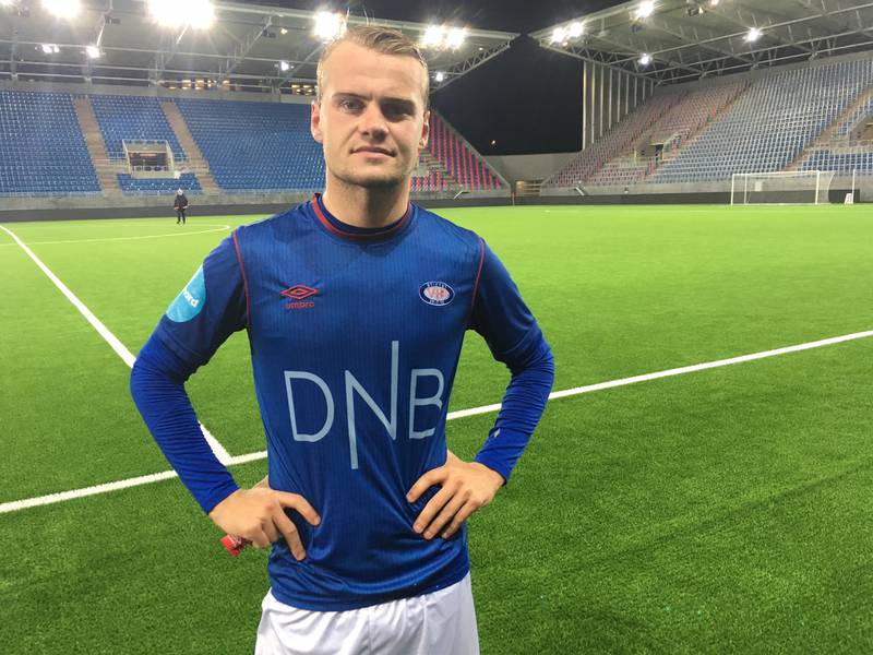 Herman Stengel etter mandagens kamp mot KFUM. Søndag håper han å være i troppen mot Rosenborg.