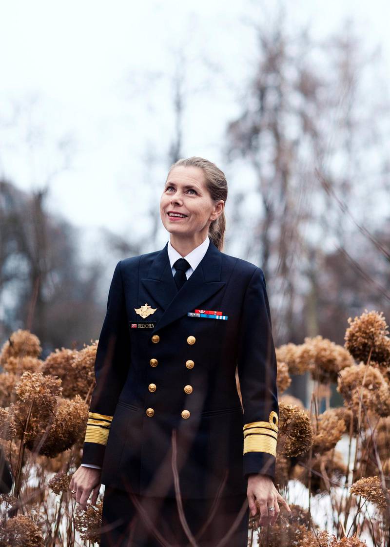 Over tretti år er gått siden Louise Dedichen startet karrieren etter Sjøkrigsskolen. Nå er hun Militærmisjonens sjef.
