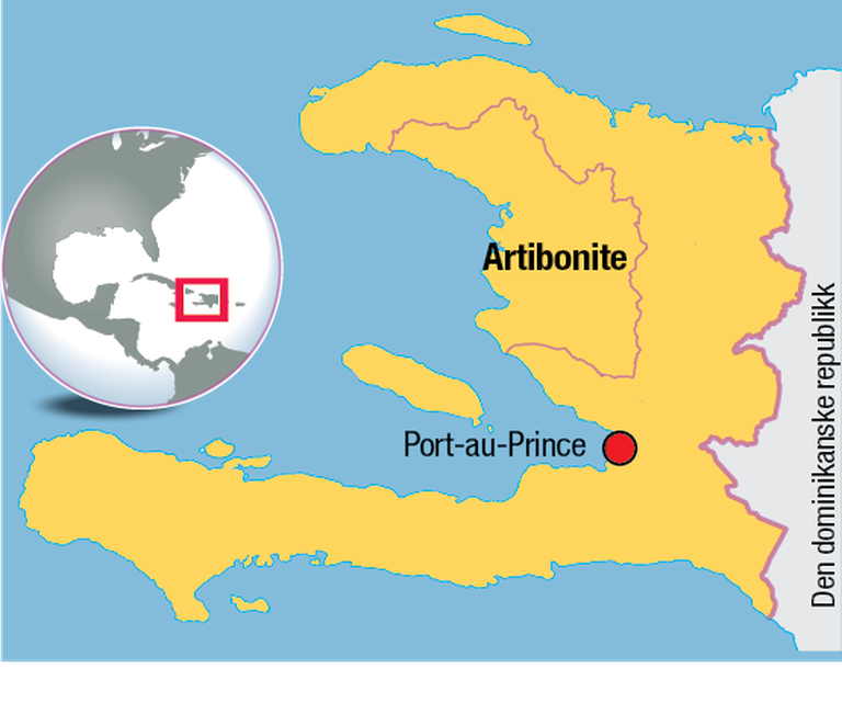 Haiti, hovedstaden Port-au-Prince og Artibonite, departementet der Rénald Ménard er på plass for Leger Uten Grenser.