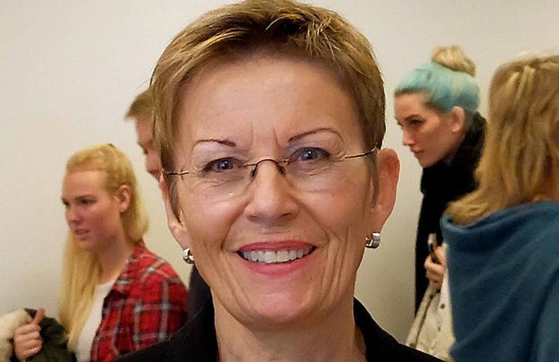 Framoverlent: Rektor Anne Johanne Guldvik, ved Lier VGS.