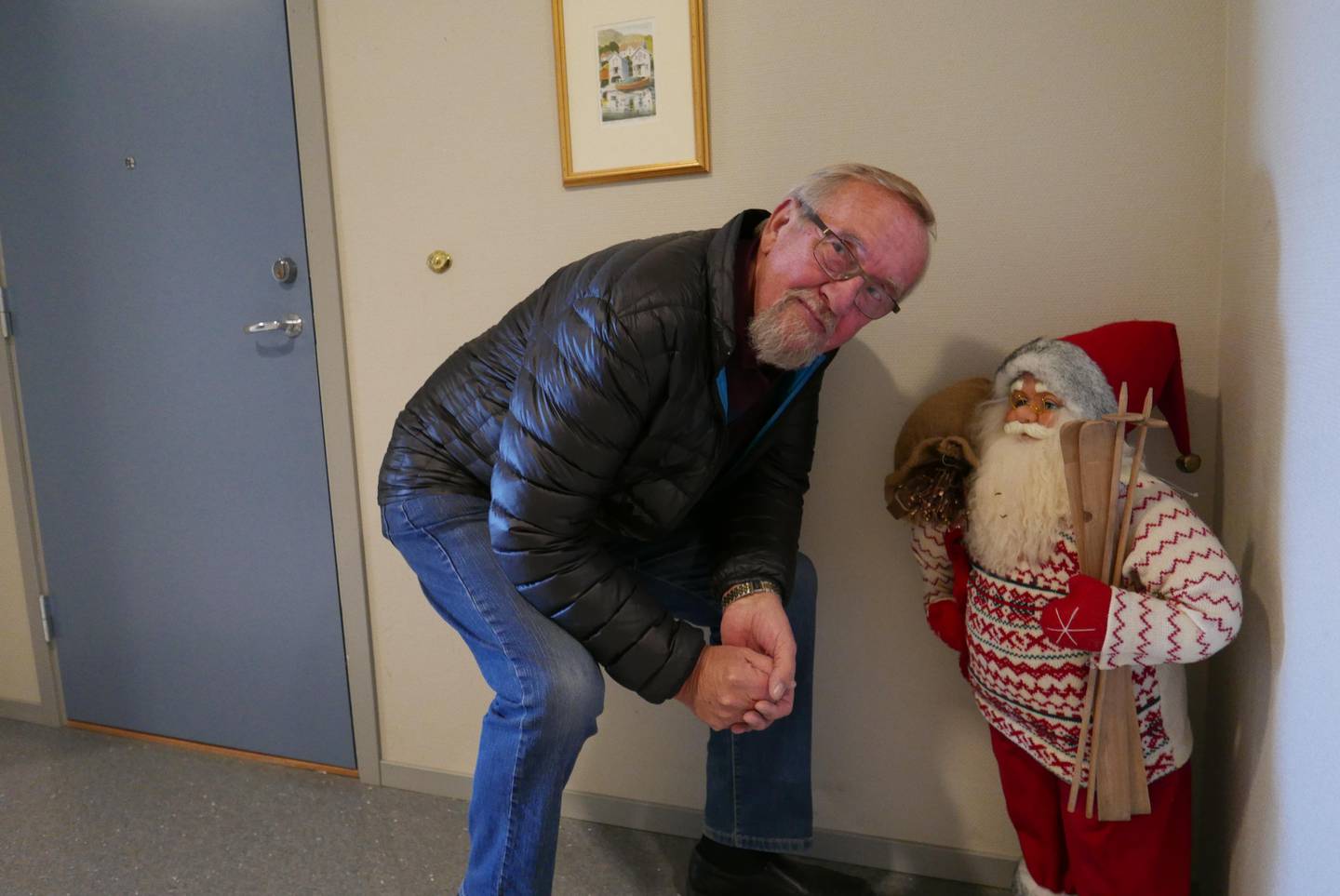 Tidligere LO-leder Yngve Hågensen i juleintervju med Dagsavisen Østfold.
