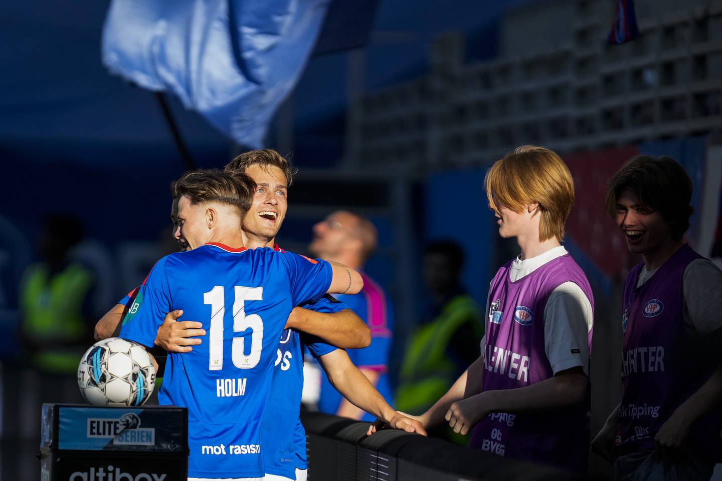 Henrik Udahl var både lettet og glad etter å ha scora to mål og bidratt sterkt i Vålerengas 3-0-seier over Kristiansund.