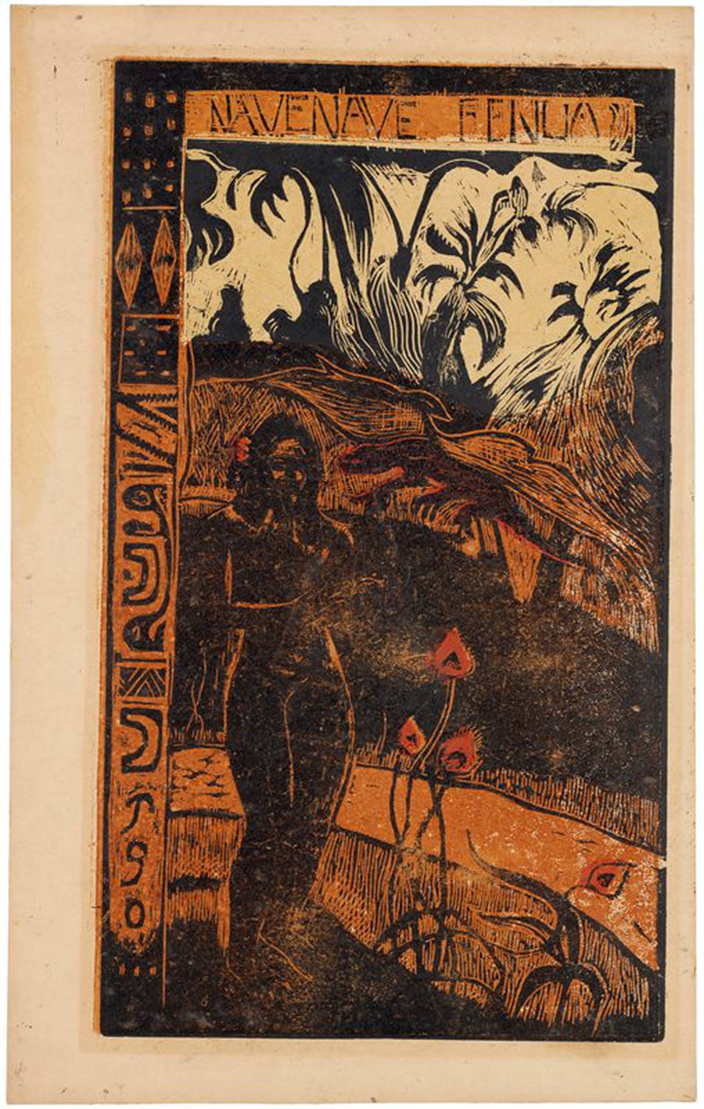 Paul Gauguin er berømt for sine malerier fra Tahiti. Han laget også grafikk fra Stillehavsøyene, der han utviklet nye teknikker og viste et mesterskap som fikk mange til å sammenligne ham med Edvard Munch. Foto: Reto Rodolfo Pedrini/Zürich