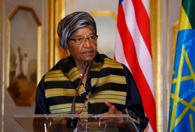 Liberia har egne plasser til kvinner i parlamentet. Her president Ellen Johnson-Sirleaf.