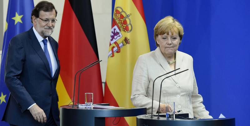 Flyktningkrisen kan bli Europas største utfordring, mener Angela Merkel. Europeiske ledere skal møtes til krisemøte snart. FOTO: NTB SCANPIX