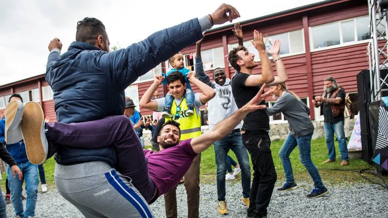 Salar Al Hossein (28) hadde all grunn til å feire. Syreren har akkurat fått positivt svar fra UDI, og flytter inn i sin nye leilighet i Trondheim allerede i begynnelsen av september. 