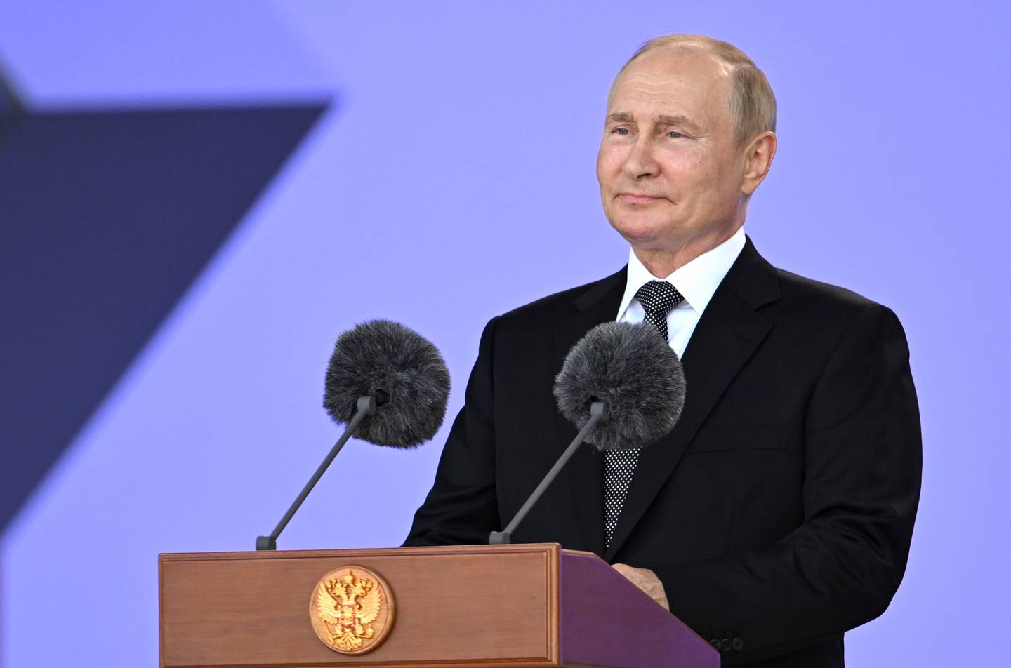 Russlands president Vladimir Putin avbildet i Moskva 15. august 2022.