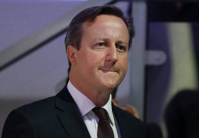 Statsminister: David Cameron reagerer med hard hånd på flyktningkrisen i Calais. FOTO: NTB SCANPIX