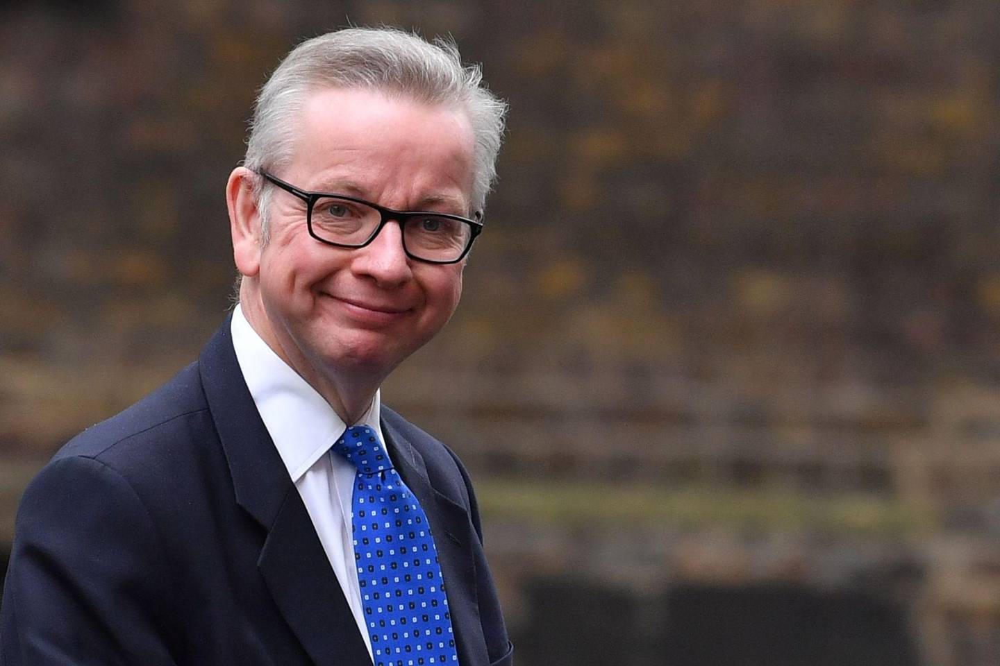Britain's Environment, Food and Rural Affairs Secretary Michael Gove leaves Downing street in central London on April 8, 2019. - Prime Minister Theresa May will today press ahead with her bid for a Brexit "compromise" with the opposition despite a backlash from her own party, as she attempts to prevent Britain crashing out of the European Union this week. (Photo by Ben STANSALL / AFP)