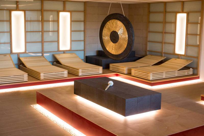 Slapp av i det japanske meditasjonsrommet i øverste etasje. FOTO: JONAS MEEK STRØMMAN