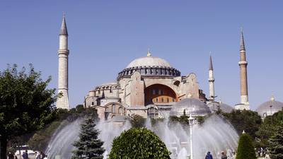 Hagia Sofia innvies som moské