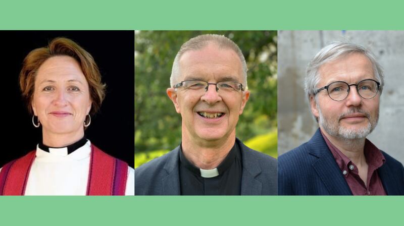 De tre gjenværende kandidatene til embetet som biskop i Borg etter Atle Sommerfeldt. F.v: Kari Mangrud Alvsvåg, Kåre Rune Hauge og Harald Hegstad.