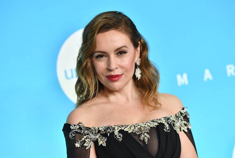 (FILES) In this file photo taken on November 27, 2018 Actress Alyssa Milano attends the 14th Annual UNICEF Snowflake Ball in New York City. - The recent love affair between Hollywood producers and the US state of Georgia, with its low taxes and affordable lifestyle, is suddenly in jeopardy. Strict new abortion laws passed in the southern state have prompted calls not only for a boycott of filming there -- but for a sex strike. (Photo by Angela Weiss / AFP)