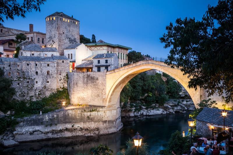 Byen Mostar er et must å besøke underveis. FOTO: VIA DINARICA ALLIANCE/VIA-DINARICA.ORG