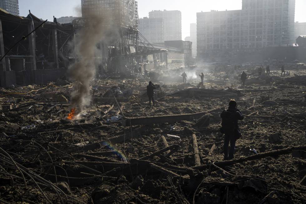 EU vil opprette Ukraina-fond for å hjelpe landets regjering under krigen og med gjenoppbyggingen etterpå. Foto: AP / NTB