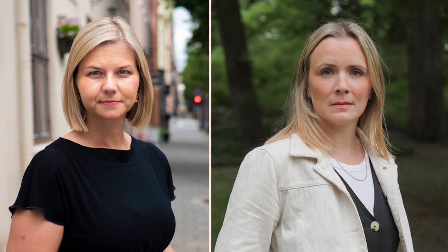 Guri Melby, leder i Venstre, og Marit Kristine Vea, nestleder i Oslo Venstres bystyregruppe.