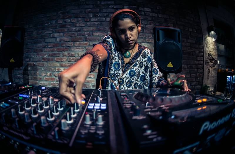 DJ Sunara fra Sri lanka. Spiller på Jaeger lørdag kveld.