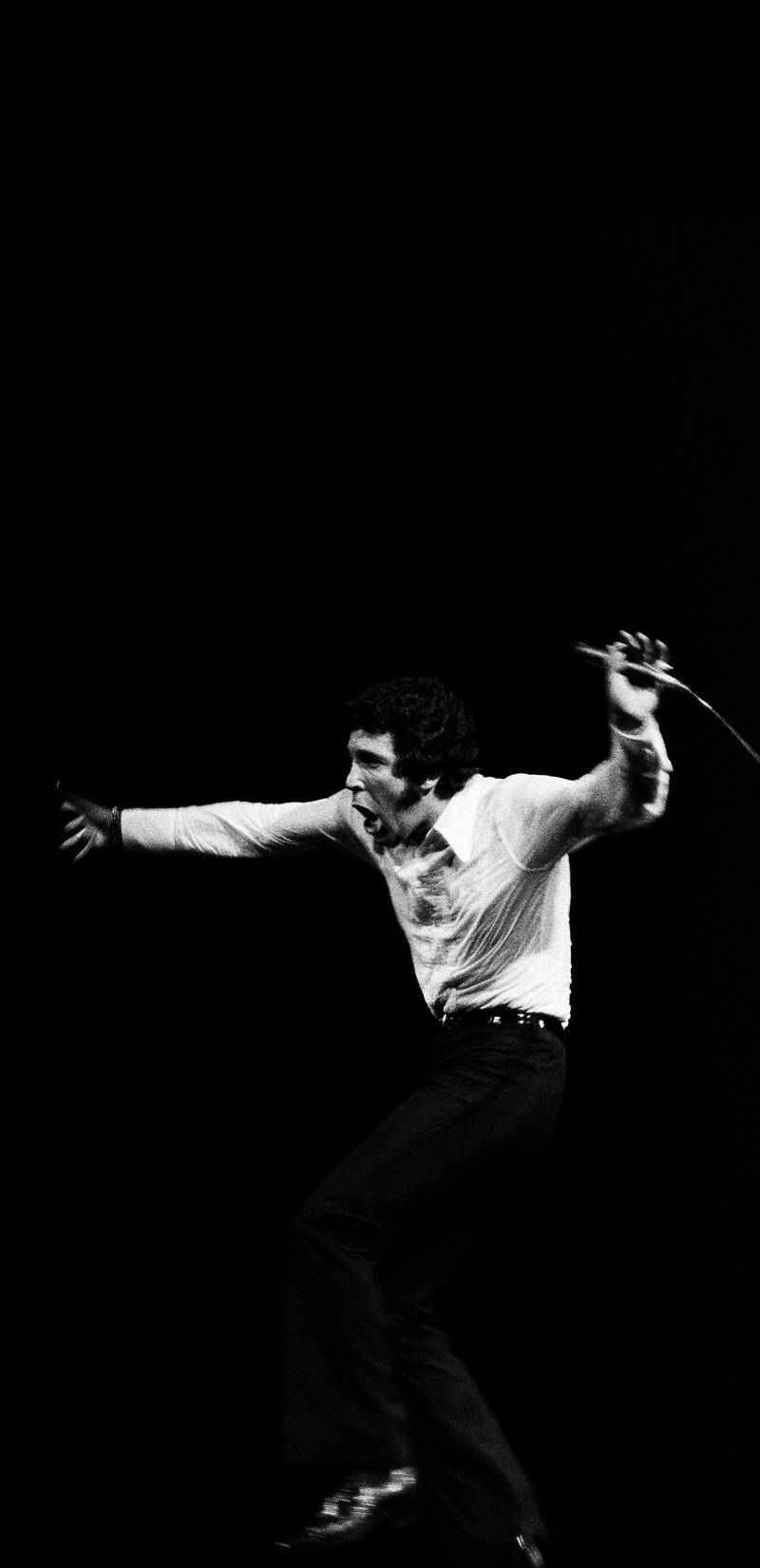 Tom Jones i aksjon i Madison Square Garden i New York i 1970.