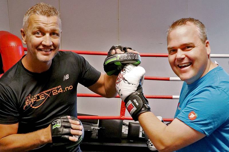 Ole Klemetsen og Roy Steffensen (Frp) tror bokserekrutteringen kommer til å øke. Foto: Pål Karstensen