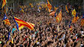 Katalanerne samlet til streik 