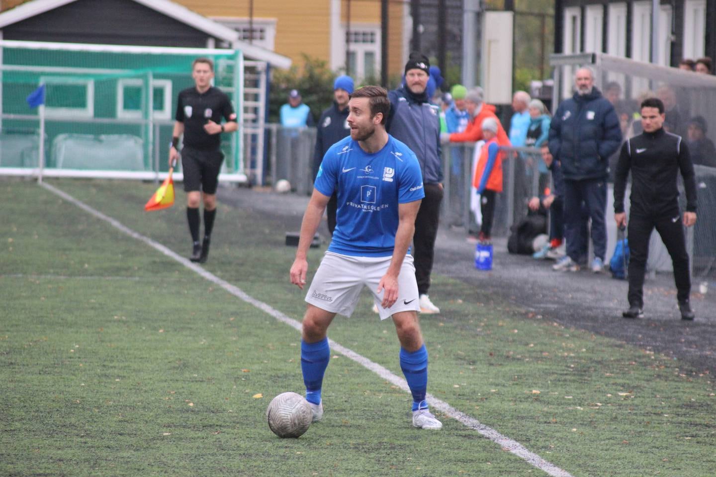 Ola Bjørnland scoret Kjelsås sitt mål i 1-1-kampen mot Levanger lørdag. Det var backens andre scoring denne sesongen.