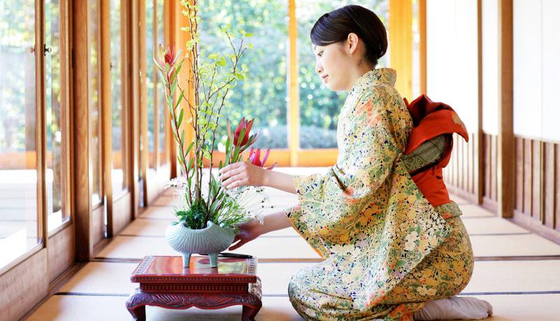 ikebana: Foredrag og demonstrasjon om blomsterarrangement kan oppleves på kulturdagen. Foto: Den japanske ambassade