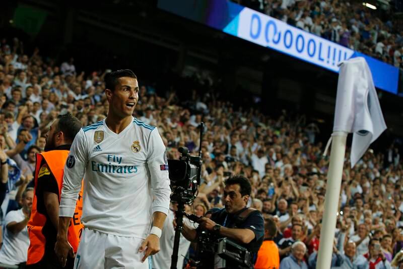 Cristiano Ronaldo har vært suspendert i seriespillet, men markerte seg fra første spark i mesterligaen.