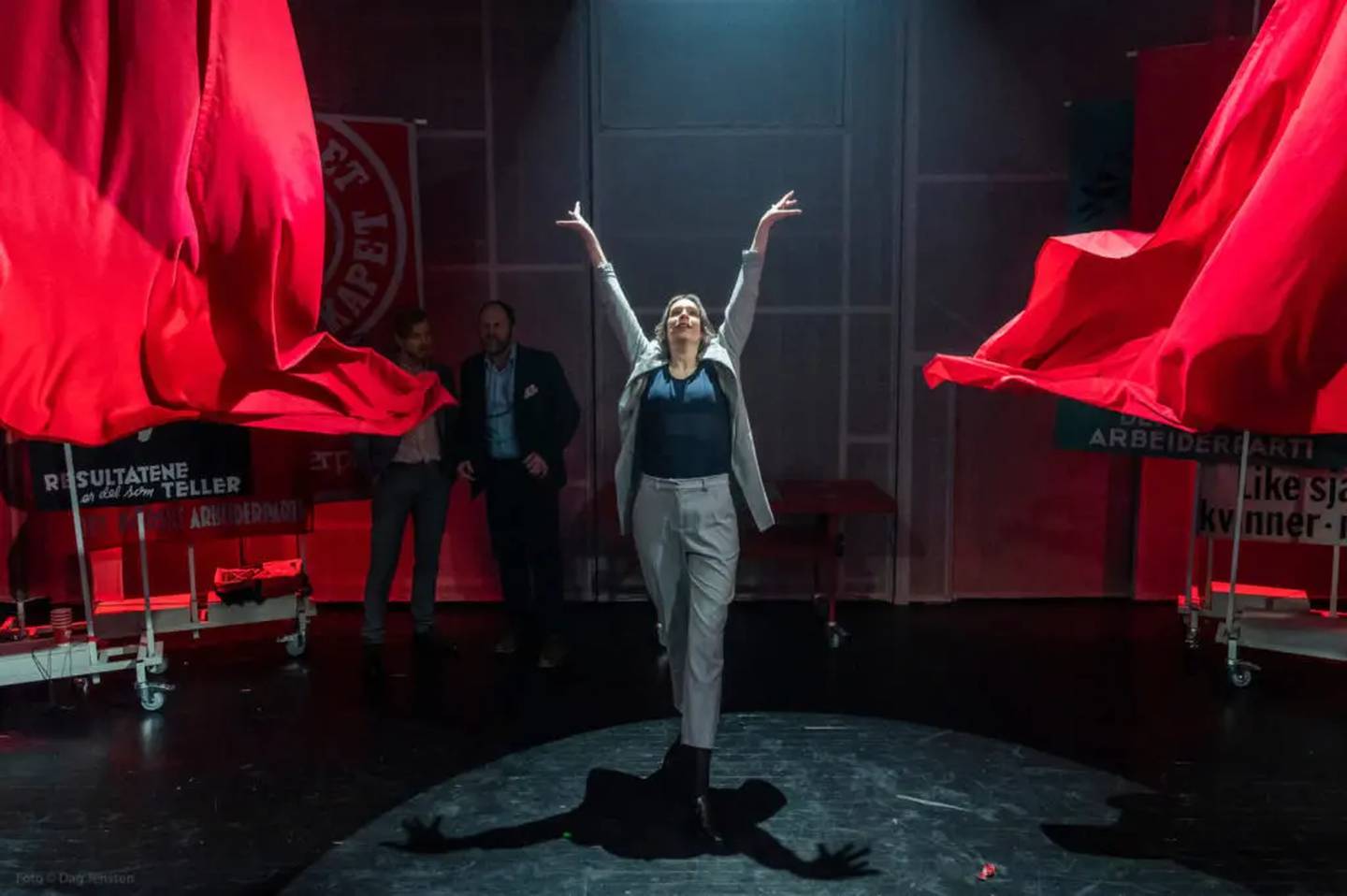 Mathilde Skarpsno i «Arbeiderpartiet – The Musical»