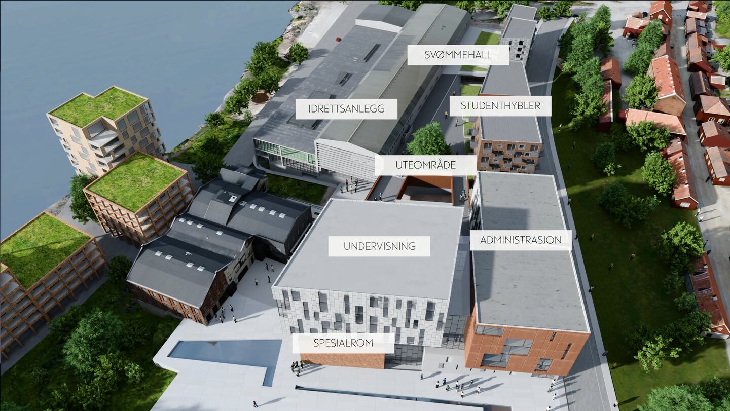 Höegh Eiendom har planene klare for å bygge en ny politihøgskole på Verket i Moss, dersom de får signaler fra regjeringen om at det er aktuelt å flytte skolen dit.