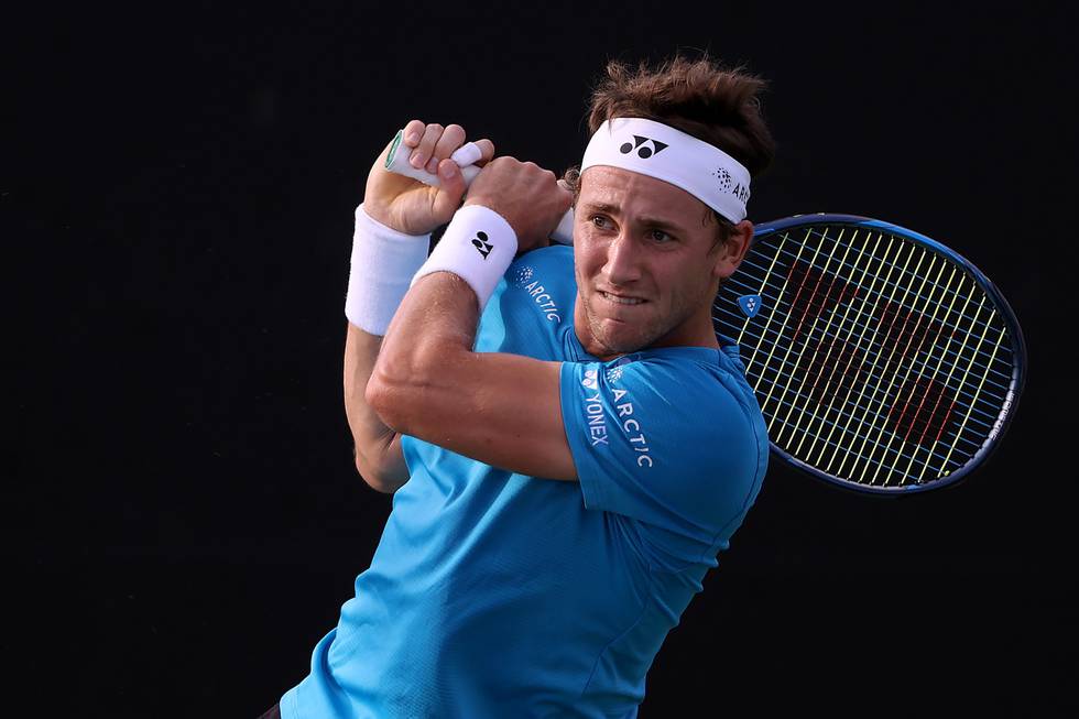 Casper Ruud spilte Cameron Norrie av hardcourten i San Diego, og sikret seg sin femte ATP-tittel for året og den første på hardcourt.