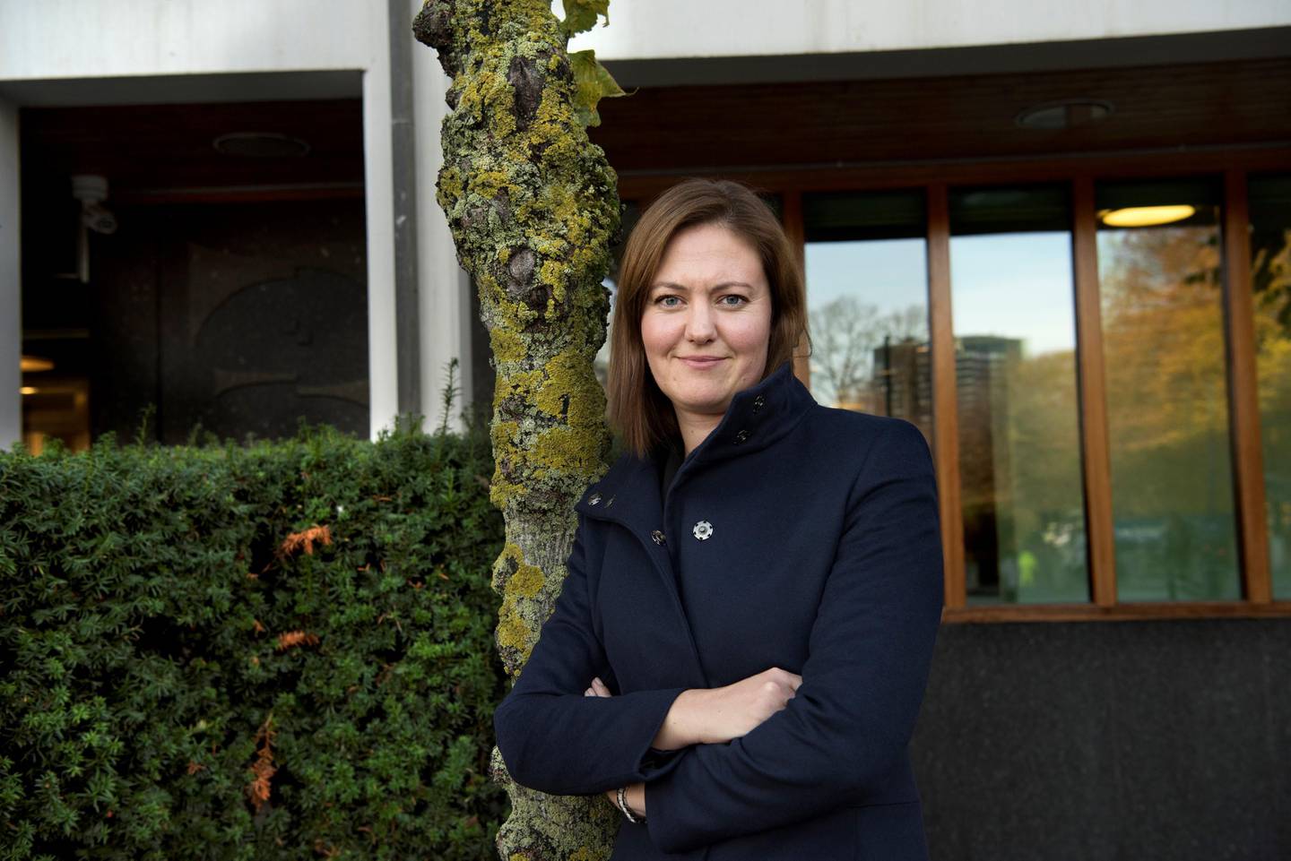 Marit Berger Røsland. Norges EØS- og EU-minister. Statsråd. Høyre. Advokat og politiker. 
