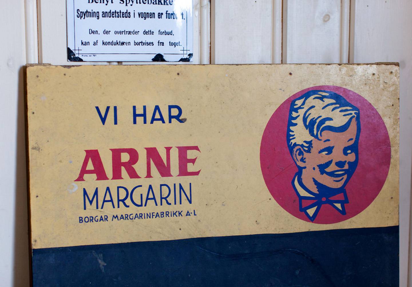 MERKENAVN: Arne Margarin ble et av de sterkeste merkenavnene til Borgar Margarinfabrikk. FOTO: FREDRIKSTAD MUSEUM