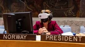 Huitfeldt på virtuell tur med Sikkerhetsrådet