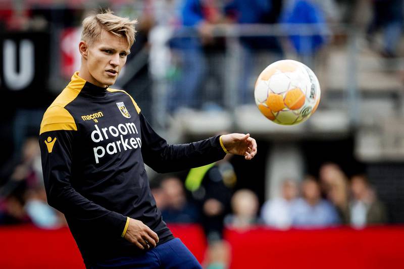brudd: Martin Ødegaard har brudd i hånda, men kan spille for U21-landslaget. FOTO: AFP/NTB SCANPIXA