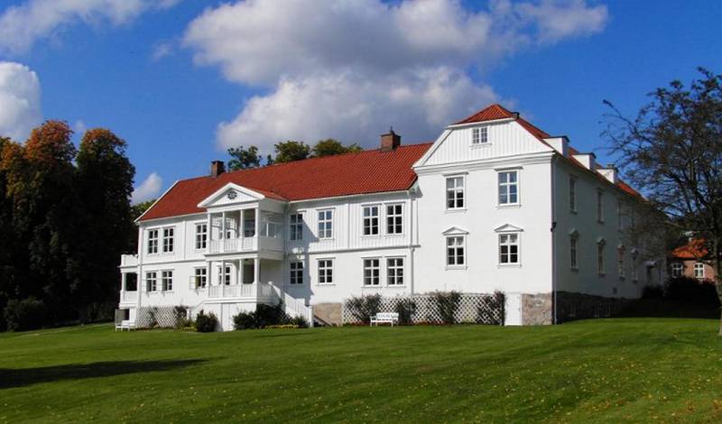 BOLIG: Borregaard Hovedgård var bolig for selskapets direktører.