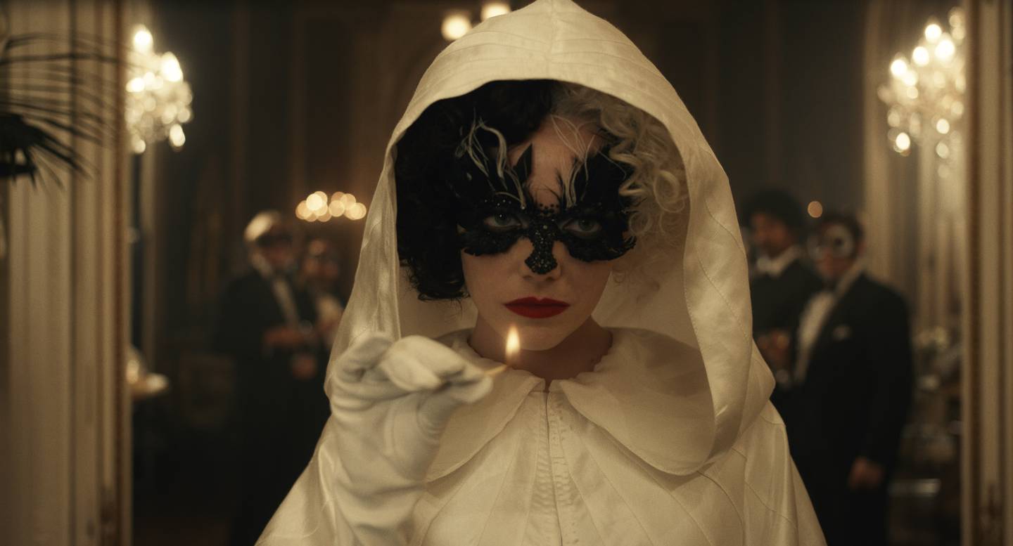 Emma Stone som Cruella.