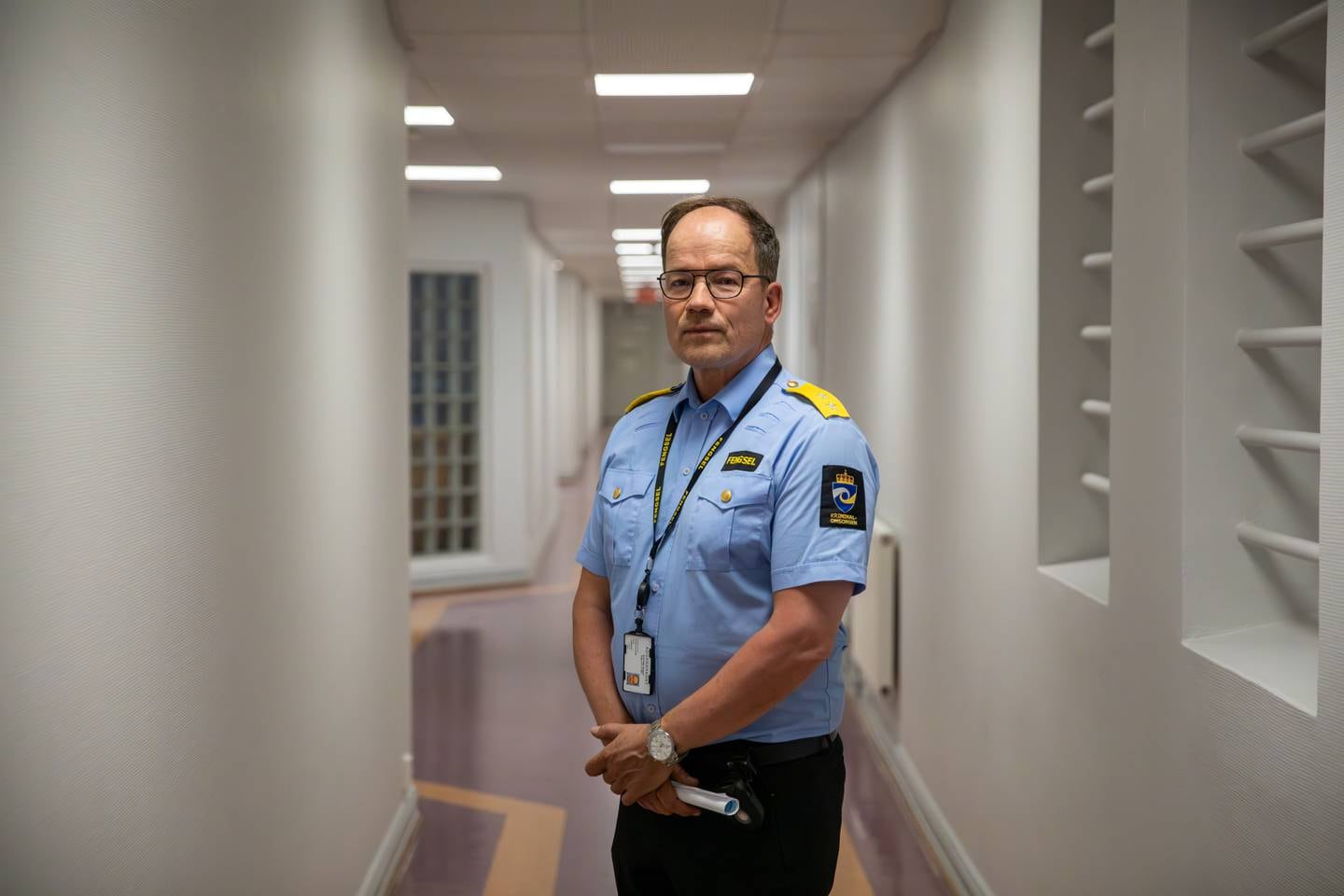 Fengselsleder Nils Leyell Finstad i Oslo fengsel.