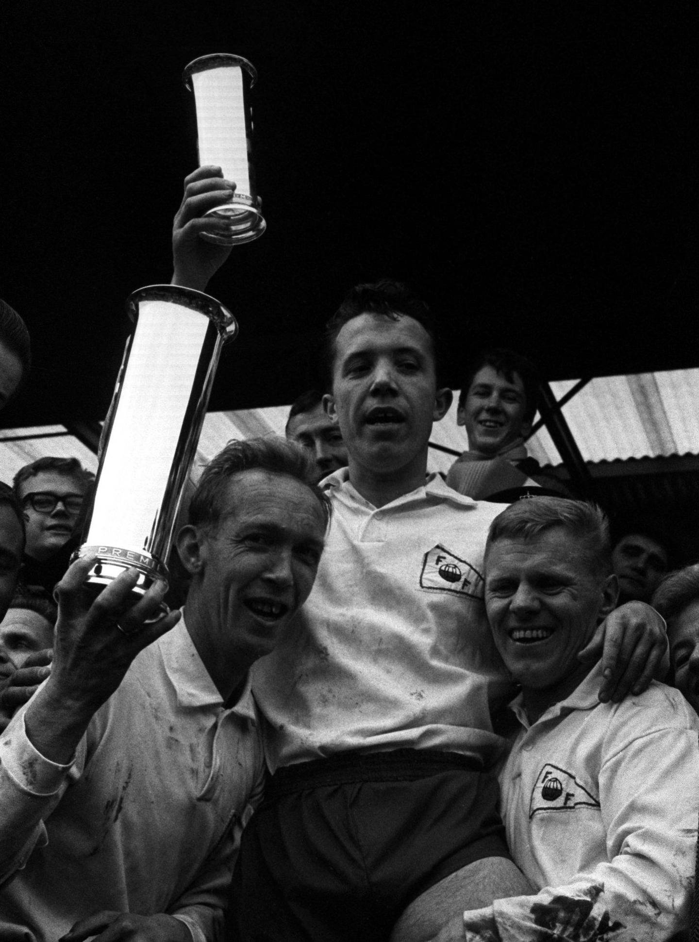 FFK-legenden Bjørn Borgen ydmyket Moss FK i 1961.
Foto: Ivar Aaserud, NTB