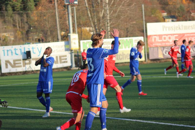 Jørgen Hammer var nærmest scoring for KFUM i søndagens kamp mot Kongsvinger, men hjemmelaget fikk aldri ballen i mål, og tapte til slutt 0-1.