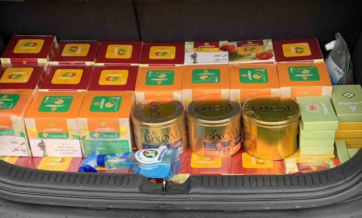 Tollerne fant 50 kilo frukttobakk i et bagasjerom i en kontroll ved grenseovergangen ved Berby 14. april.