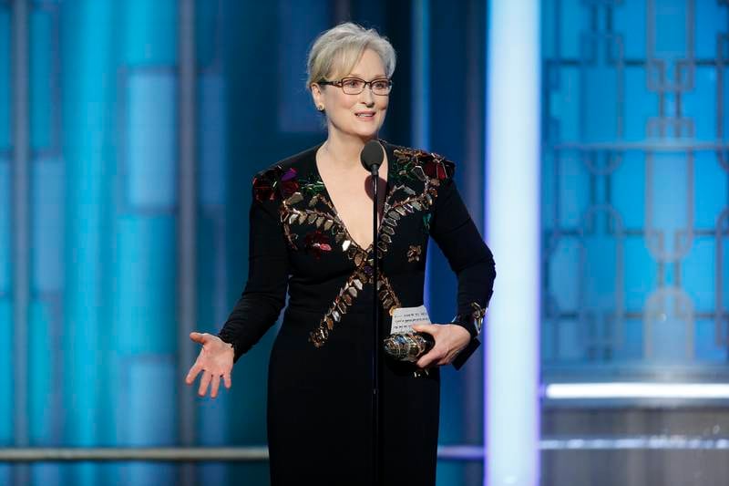 Meryl Streep er både nominert og prisutdeler på årets Oscar-show, og vil garantert bruke anledningen slik hun valgte å gjøre det på Golden Globe-utdelingen i januar. 