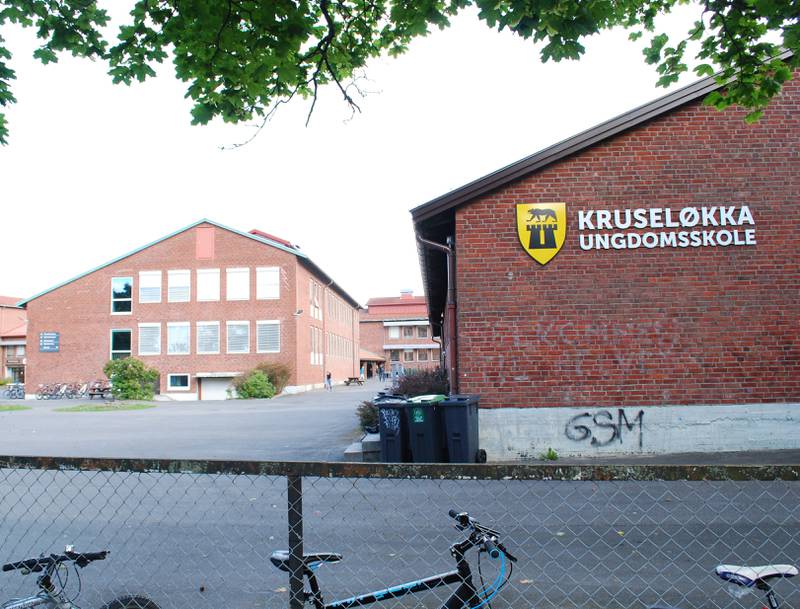 TRUET: Trusselen om skyting på Kruseløkka ungdomsskole viste seg å ikke være reell, men både politiet og skolen ser likevel svært alvorlig på saken.