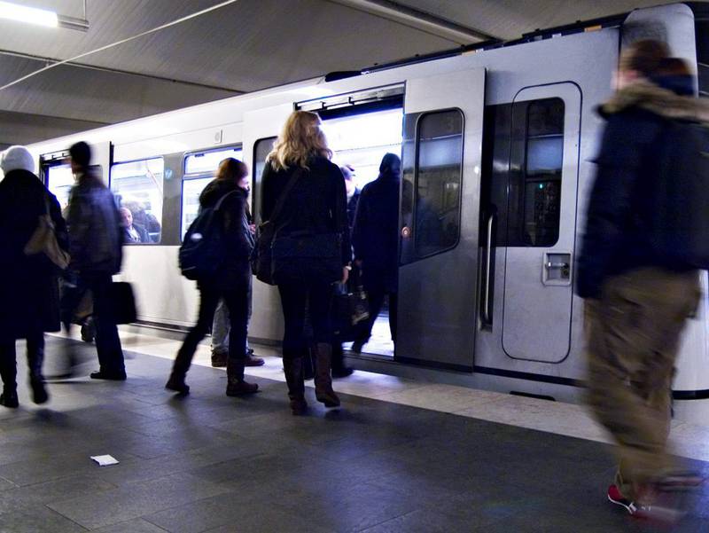 Oslo AUF mener utvidede rutetider på T-banen vil kunne reduserer blind vold. FOTO: JOACIM JØRGENSEN