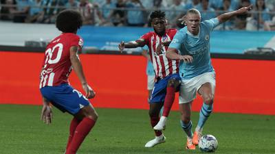 Haaland målløs av banen mot Atlético Madrid – City tapte treningskampen 1-2