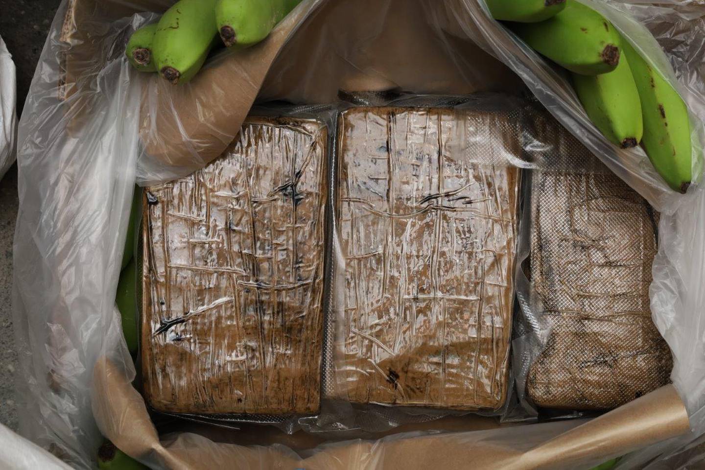 Kokainet var gjemt i banankasser som kom fra Tyskland. Foto: Oslo politidistrikt / NTB