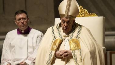 Pave Frans ledet påskegudstjeneste i Peterskirken