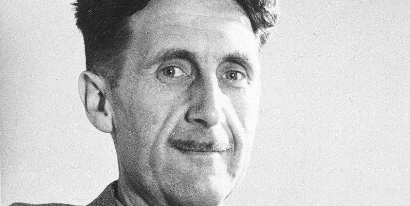 Advarte mot en totalitær stat: George Orwell. 