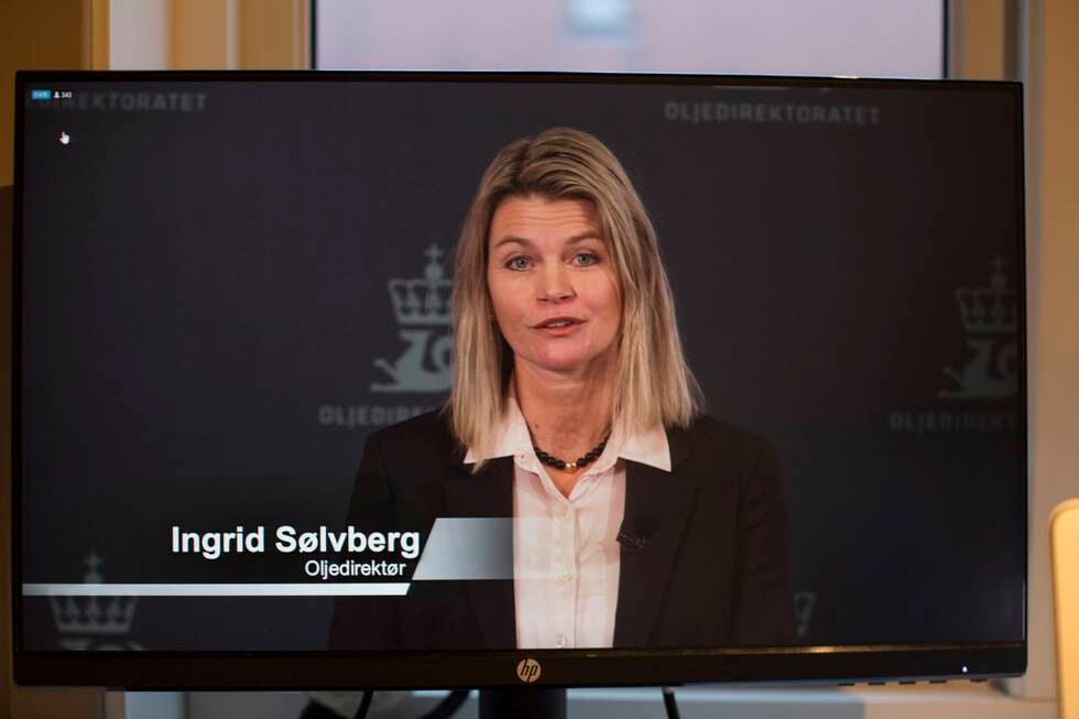 Oljedirektør Ingrid Sølvberg presenterer Sokkelåret 2021.